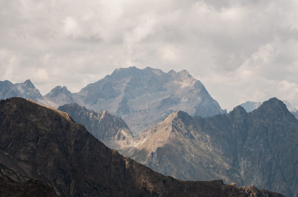Pas de l'Agnel - Vue du Mont Argentera